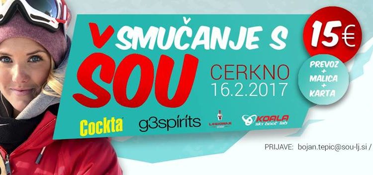 Smučanje s ŠOU v Ljubljani – Cerkno
