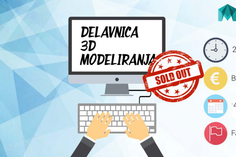 Začetna delavnica 3D modeliranja in vizualizacije